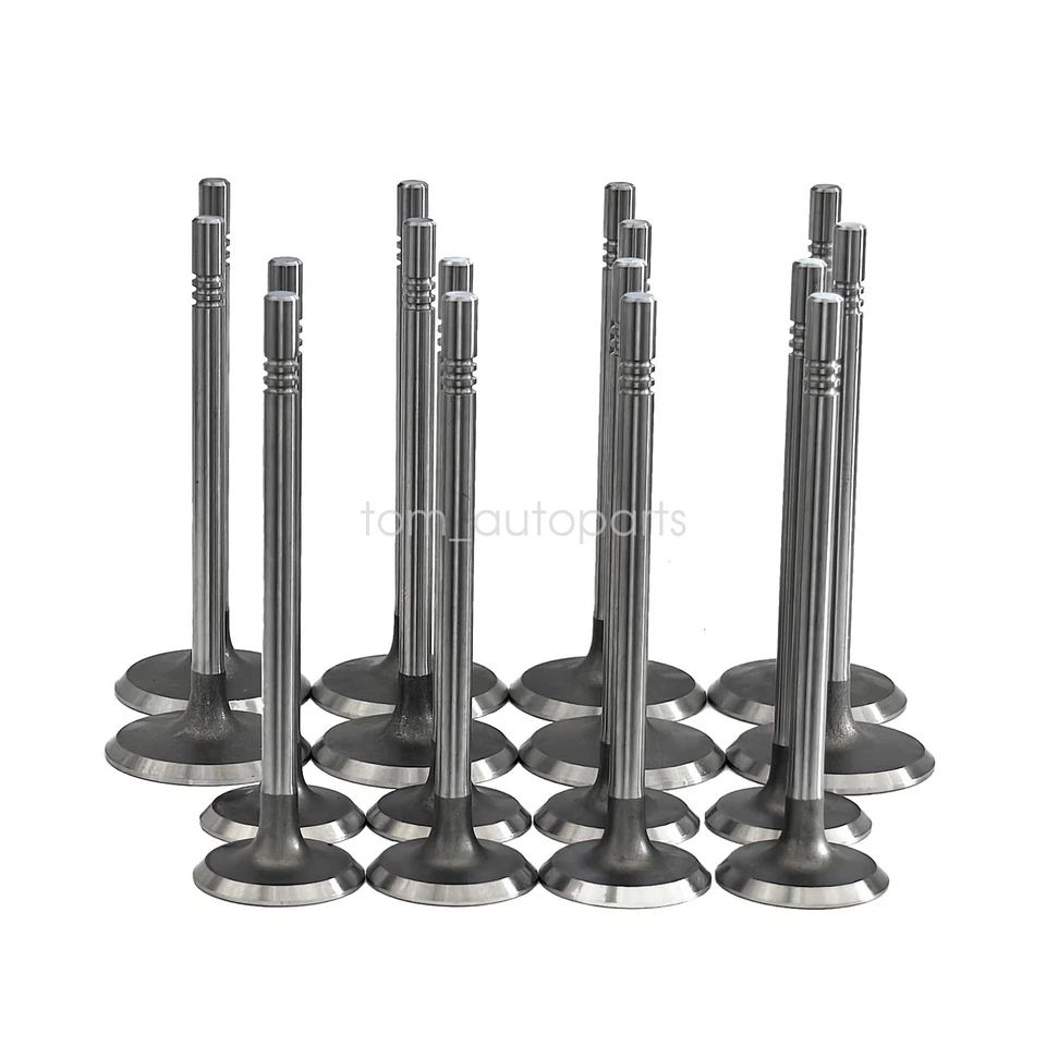 Intake Valves & Exhaust Valves Fits 1992-1999 Ford Lincoln Mercury 4.6L 5.4L 16V Foto 2 de 4