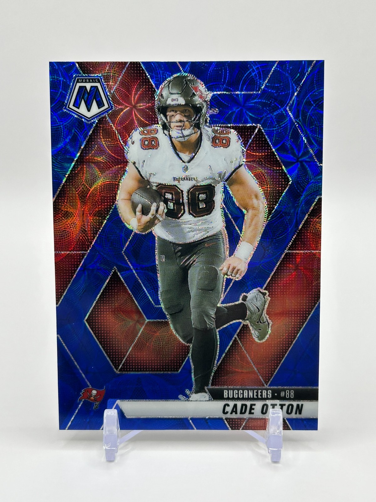 2025 Panini Mosaic Cade Otton Blue Scope #211 Tampa Bay Buccaneers