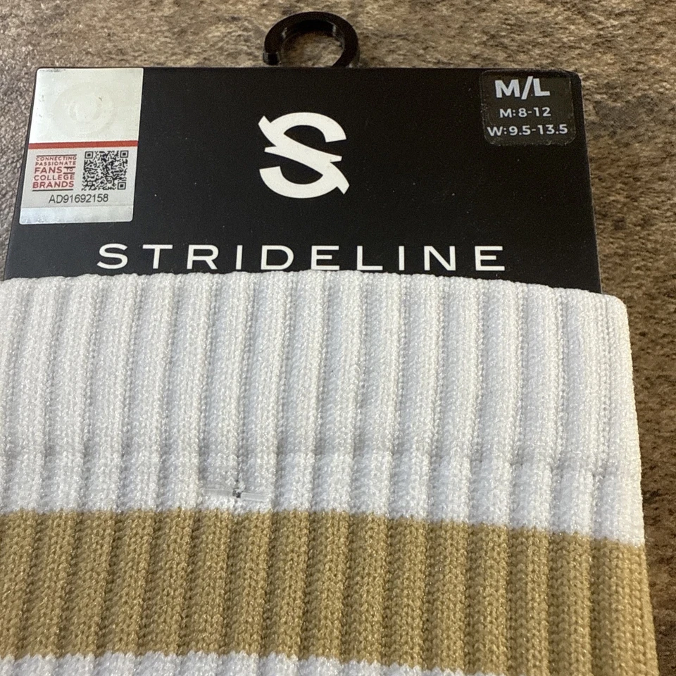 Purdue Boilermakers M/L 8-12 Socks Strideline Full Knit NWT - Image 2 of 4