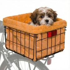 Xixter Pet Bike Basket: Secure Comfy Ride for Dogs Cats - Universal Mount