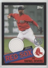 2020 Topps 1985 Topps Baseball Relics Black 101/199 Rafael Devers #85R-RD 1h6a
