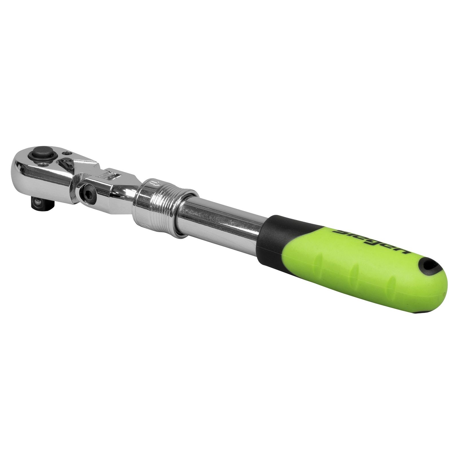 Siegen Extendable Flexi-Head Ratchet Wrench 3/8""Sq Drive - S01295