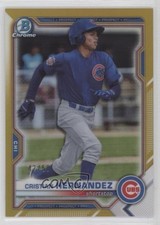 2021 Bowman Draft Chrome Gold Refractor 42/50 Cristian Hernandez #BDC-193 17wh