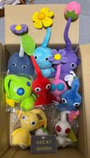 Pikmin Plush Toy Set of 9 All Star Collection Sanei Boeki From Japan Pre-owned 