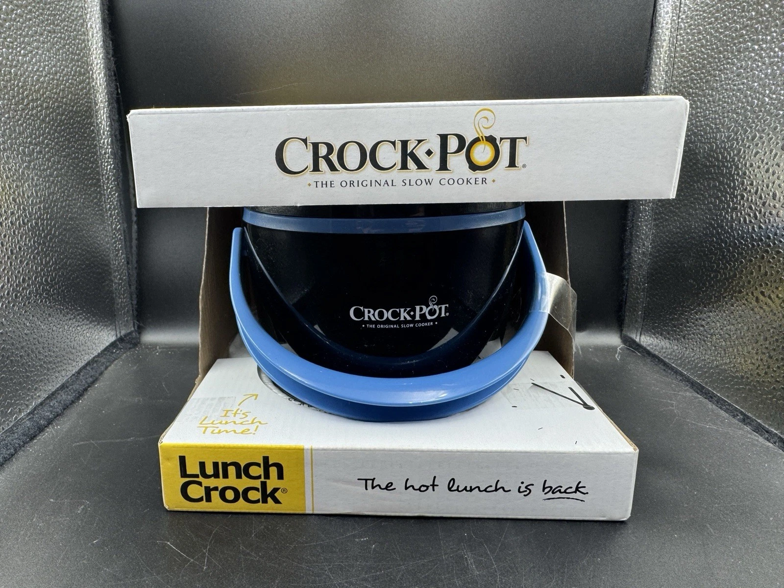 Crock-Pot Lunch Crock 20 oz Food Warmer New Sealed *Black And Blue Version*