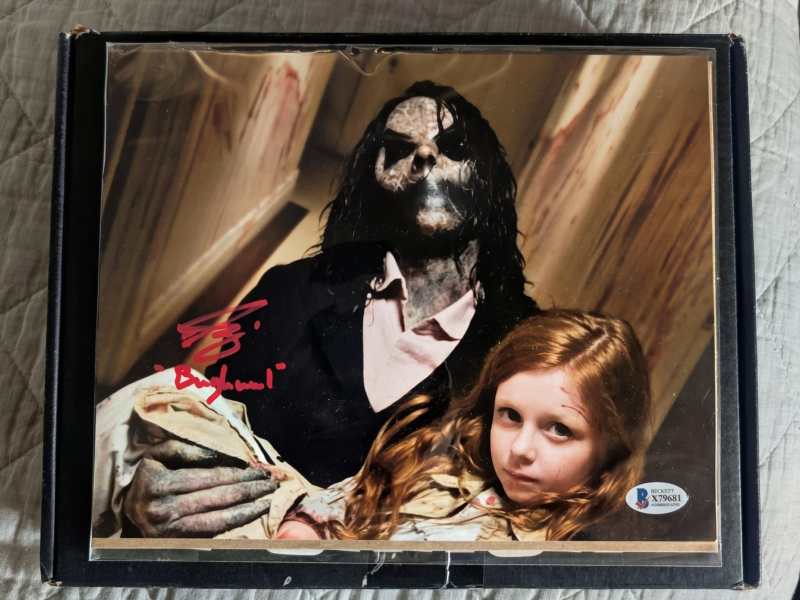 NICHOLAS KING Signed SINSTER Autograph 8x10 Photo Mr. Boogie Bughuul Horror COA