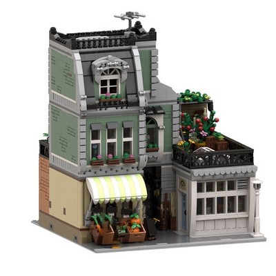 Mocs Bricks Building Blocks Sets Carpenter's Shop Bricks Toys Kits 3627 Parts