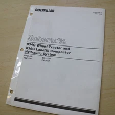 CAT 834G 836G LANDFILL TRACTOR Compactor HYDRAULIC SYSTEM Schematic Shop Manual