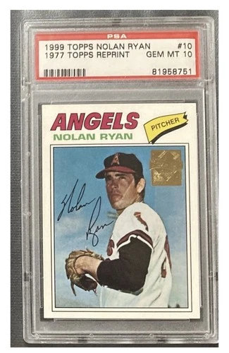 1999 Topps - Nolan Ryan Reprints Nolan Ryan #10 1977 Topps
