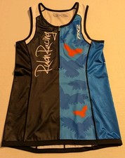 2XU Perform 1/4 Front Zip Tri Singlet XL WomansTriathlon Top Race Train Rc1 