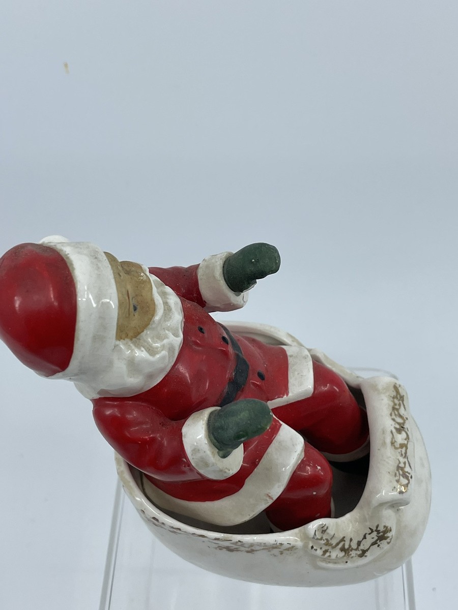 Rare Vintage Norcrest Santa Claus In Sled Japan Wh1-7 | eBay