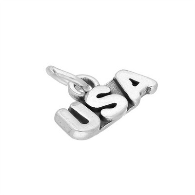 TheCharmWorks Sterling-Silber USA Amerika CharmAnhänger | Sterling Silver Charm