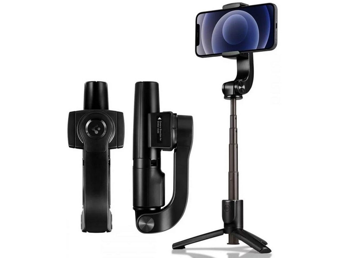 Spigen S610w Bluetooth-Gimbal Mit Selfie-Stick – Schwarz - Image 2