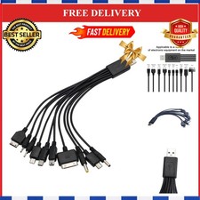 10 in 1 Universal USB Multi Charger Cable 2A Fast Charging for Samsung Xiaomi