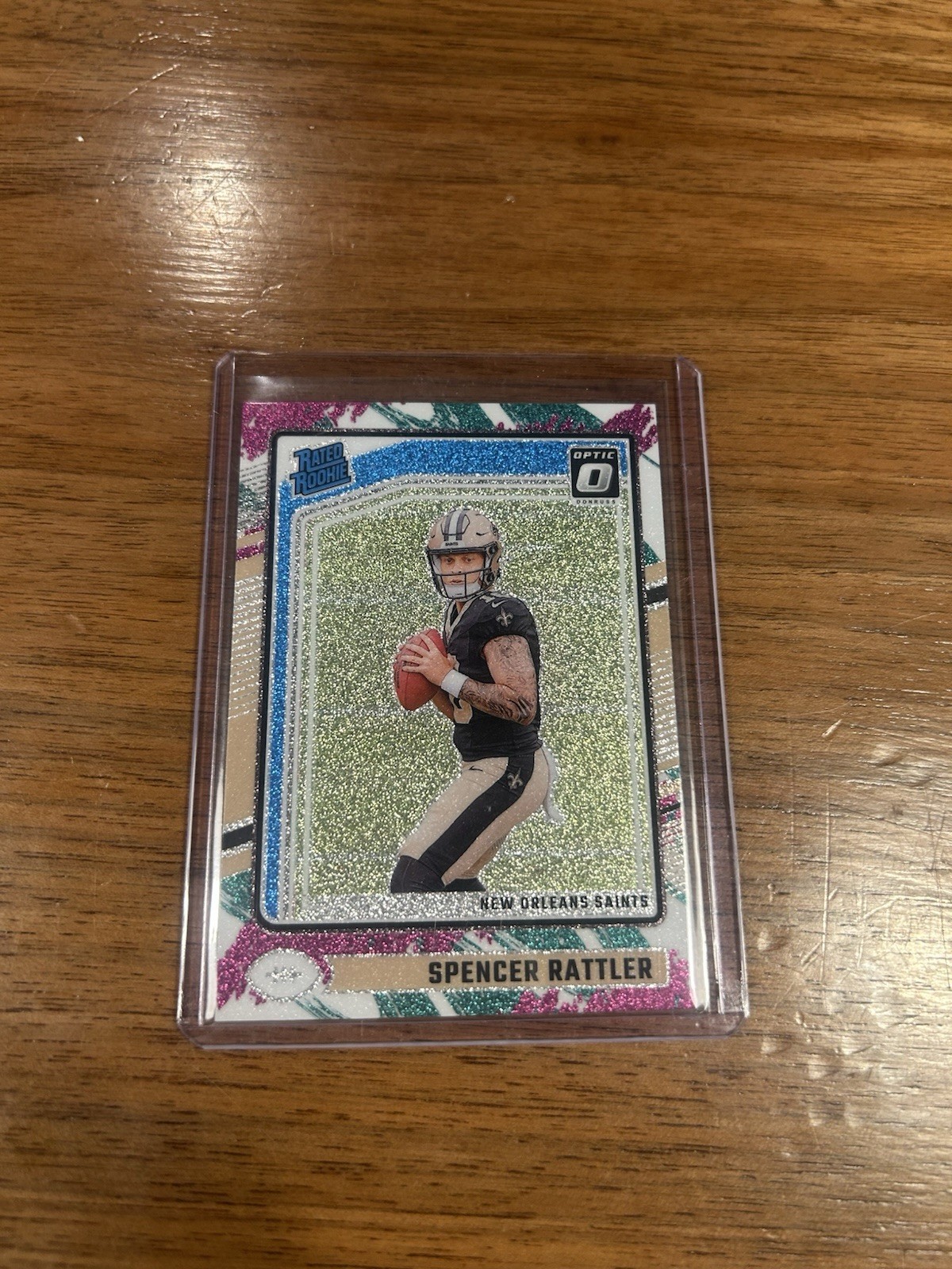 2024 Panini Optic - Spencer Rattler - #289 - Rated Rookie Jazz SSP • Saints