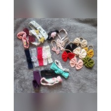 Huge Baby Girl Headband  Bow Lot - 20 Pcs Boutique Variety Floral Lace