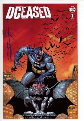 Dceased #1 DC Comic Book Planet Awesome Variant T+ 2019 Signed Shah