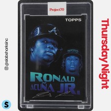 2021 TOPPS PROJECT70 #4 RONALD ACUNA JR. ARTIST SNOOP DOGG