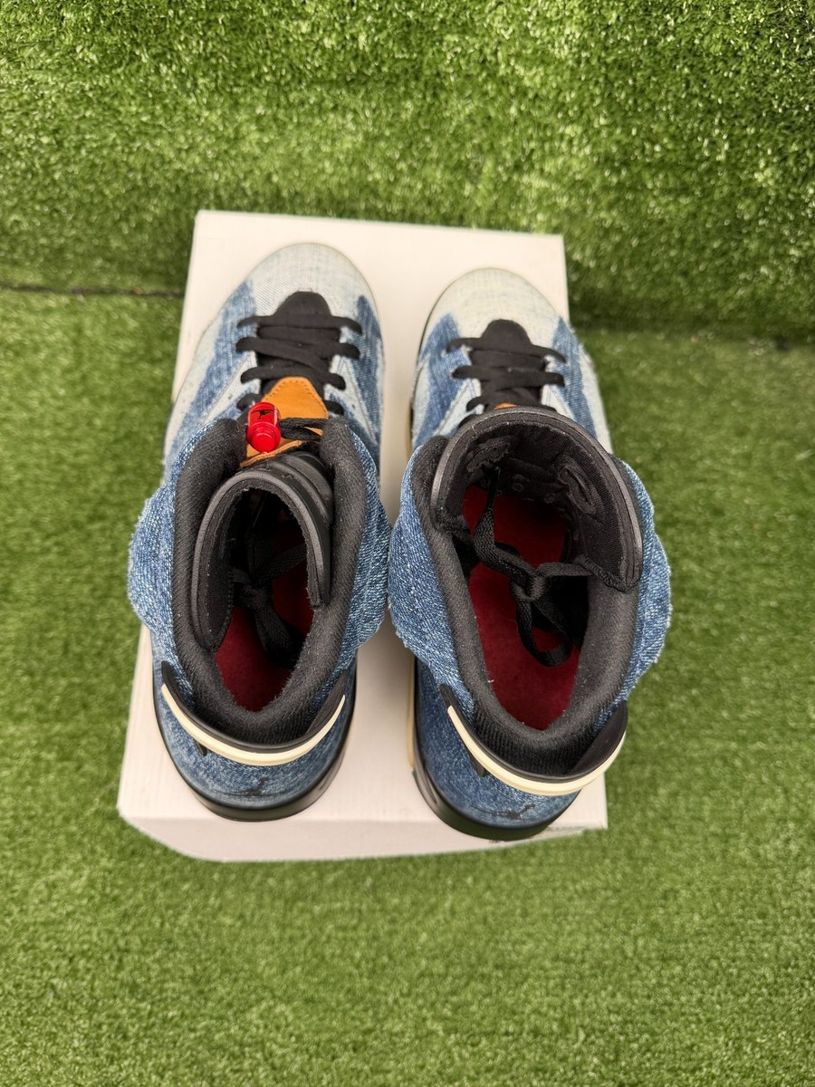 Size 10 - Air Jordan 6 Retro Washed Denim | eBay