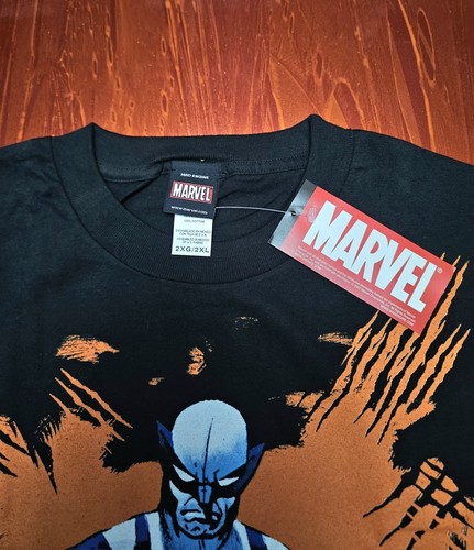 Vintage 07 Wolverine Pose X-Men Marvel Comics Mad Engine T-Shirt 2XL Deadstock - Picture 5 of 8