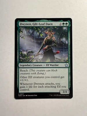 Dwynen, Gilt-Leaf Daen 217 MTG Foundations