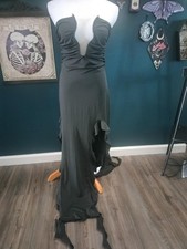 Black strapless dress