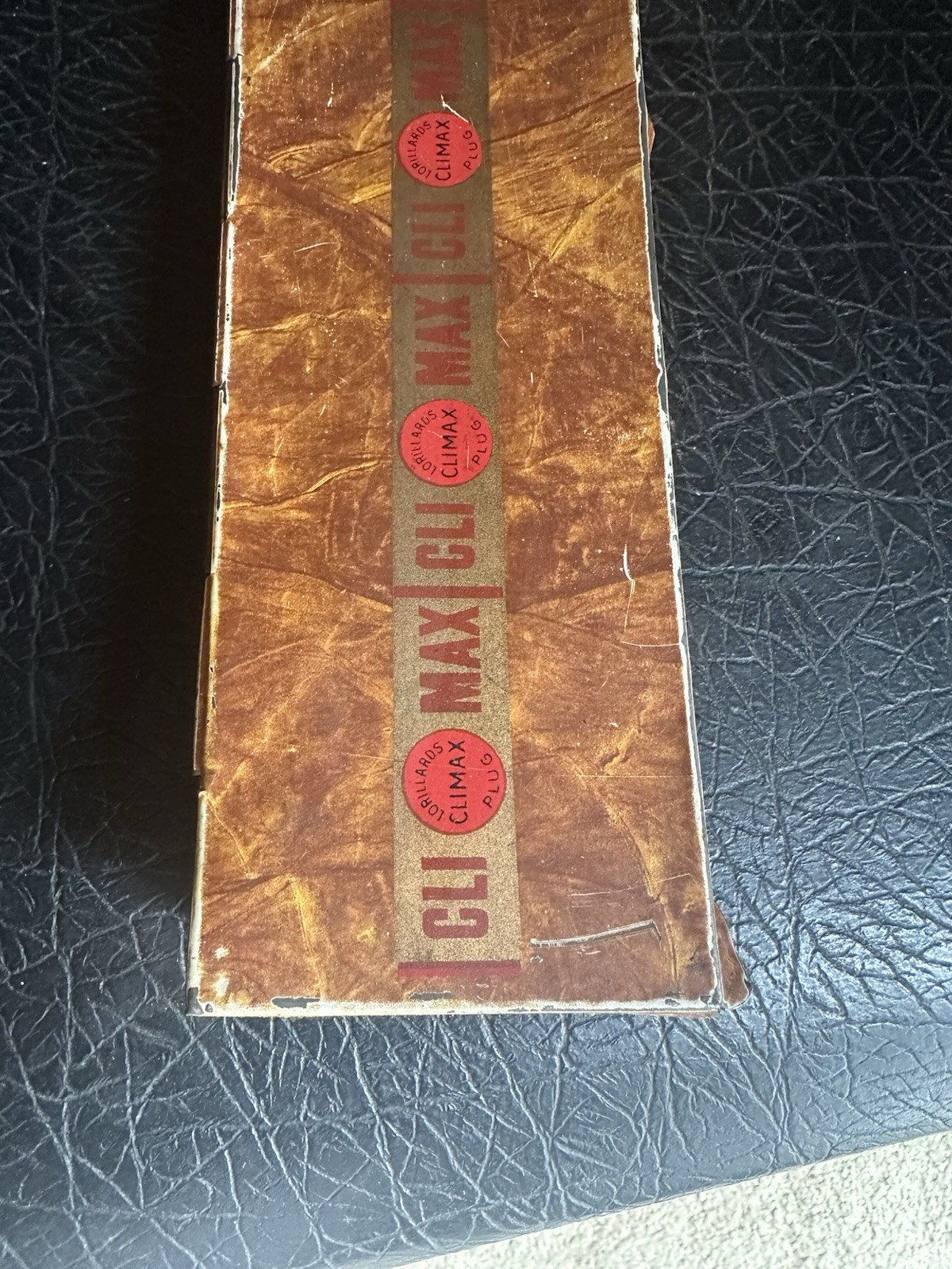 Vintage Climax Thin Plugs Tin Chewing Tobacco Store Display 1910 P Lorillard Co