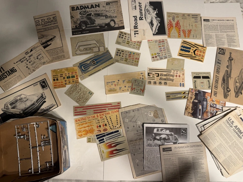 Model Car and Toy Parts Built Unfinished 1/24 1/35 scales makes, huge 7+lbs LOT - Image 2 of 4