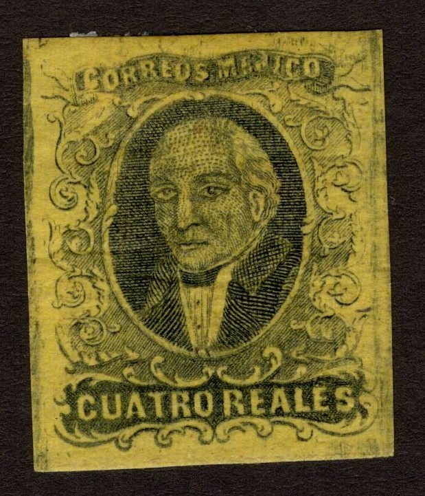 Mexico 1861 Issue Scott 9b Mint OG XF