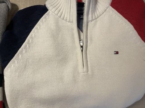 Boys Tommy Hilfiger 6pc Lot Jeans, Sweaters , Shirts NWT 12/14 - Picture 19 of 23