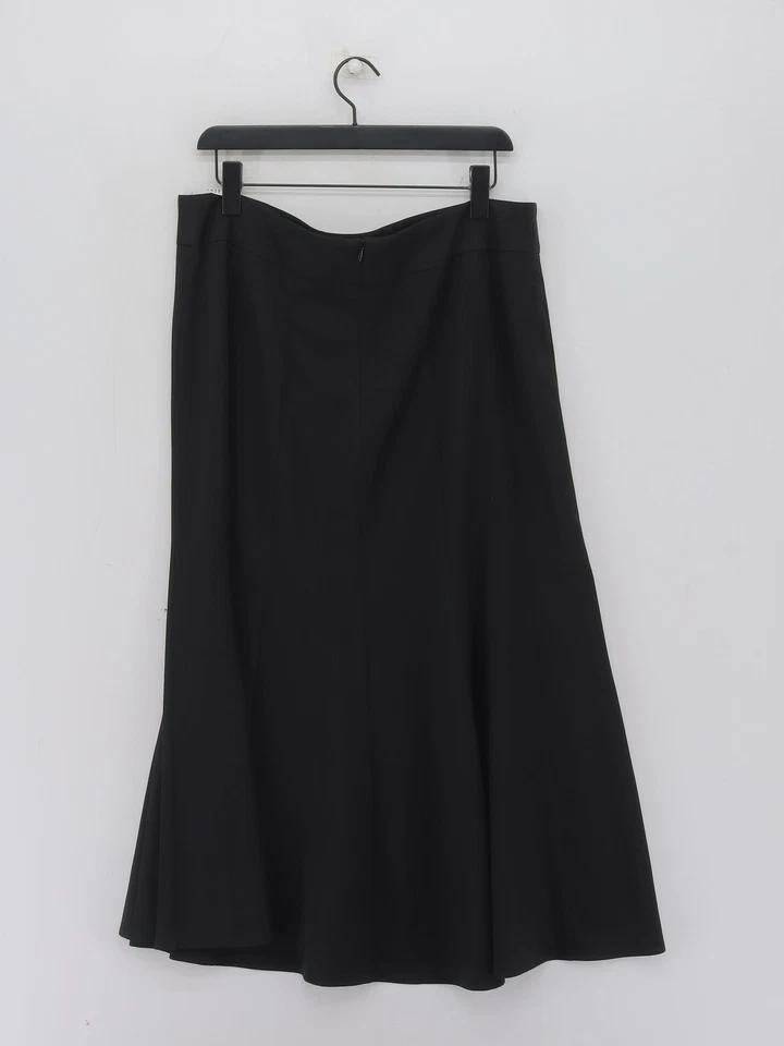 East Women's Maxi Skirt UK 16 Black Polyester with Viscose, Elastane Long Maxi - Image 2 of 4