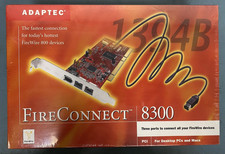 NEW SEALED Adaptec FireConnect FireWire 800 AFW-8300A Kit PCI Card