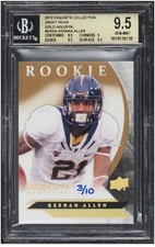 Keenan Allen 2012 Exquisite Gold Holofoil Rookie /10 RC BGS 9.5 Gem Chargers