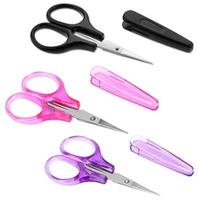 3 Pcs Small Scissors Stainless Steel Craft Scissors with Protective Cover
