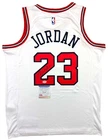 Michael Jordan SIGNED Chicago Bulls Custom Basketball Jersey w/ PSA COA