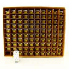 100 Hubbell White Tamper Resistant Decorator PANEL Receptacles 15A Earless
