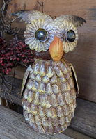 ❤️ SüßE Eule Als Zaunhocker Metall Landhaus Garten Tiere VöGel Herbst ❤️