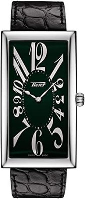TISSOT  Heritage Banana Green Dial Leather Strap T1175091609200