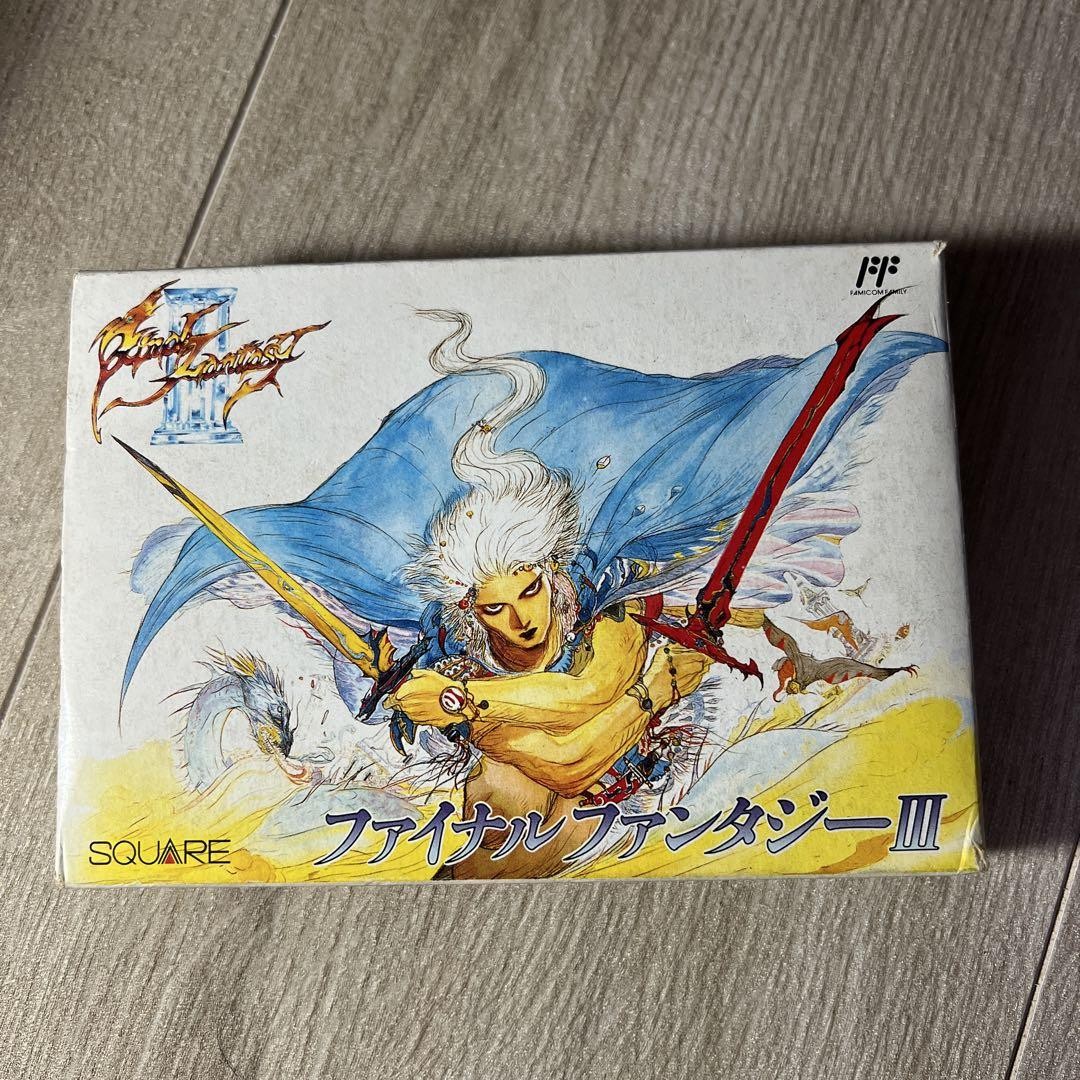 NES FINAL FANTASY III 3 FF3 Famicom Nintendo From Japan With Box