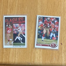 Upper Deck 1991 NFL San Francisco 49ers Trading Card Lot Jerry Rice Flash 80