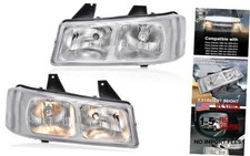 Headlights w/Bulbs Fit Chevrolet Express 1500 2003 Fit 2003-2014