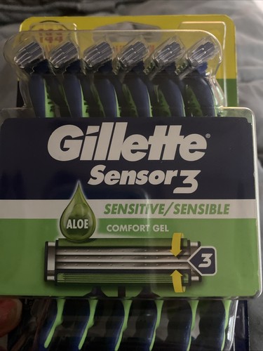 Gillette Sensor3 Sensitive Herren Einwegrasierer, Comfortgel Technologie - 12 Ct - Bild 2 von 8