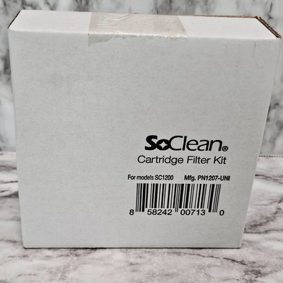 Genuine SoClean SC1200 Replacement Cartridge Filter Kit PN1207-UNI New Sealed