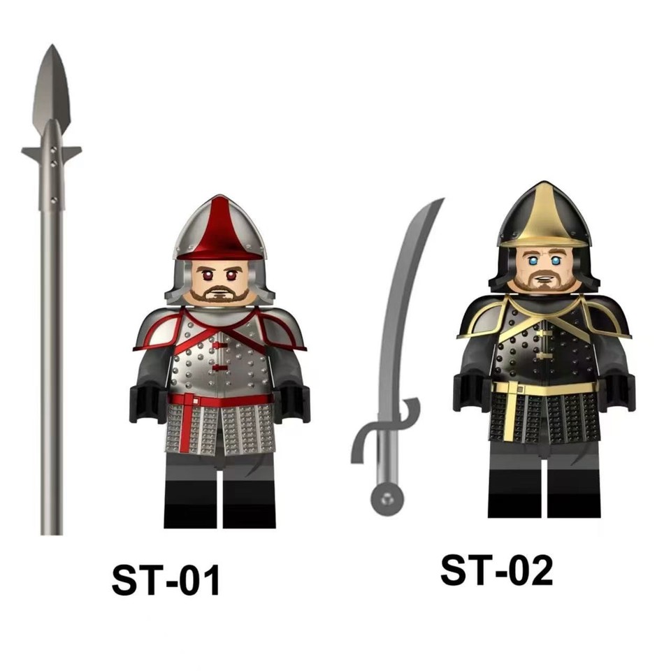 Minifigures Ancient Greek Warrior Royal Guard Building Block Brick toy ...