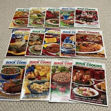 Taste of Homes Quick Cooking Magazines Lot of 14 Recipes Cookbook 2001-2003