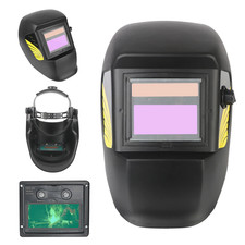 Welder Mask Auto Darkening Large View True Color Lens Solar Power Welding Mask W