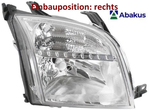 Abakus 431-1155R-LD-EM Hauptscheinwerfer Rechts Scheinwerfer FüR Ford-image