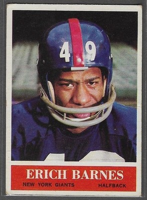 1964 Philadelphia #113 Erich Barnes (EX) New York Giants