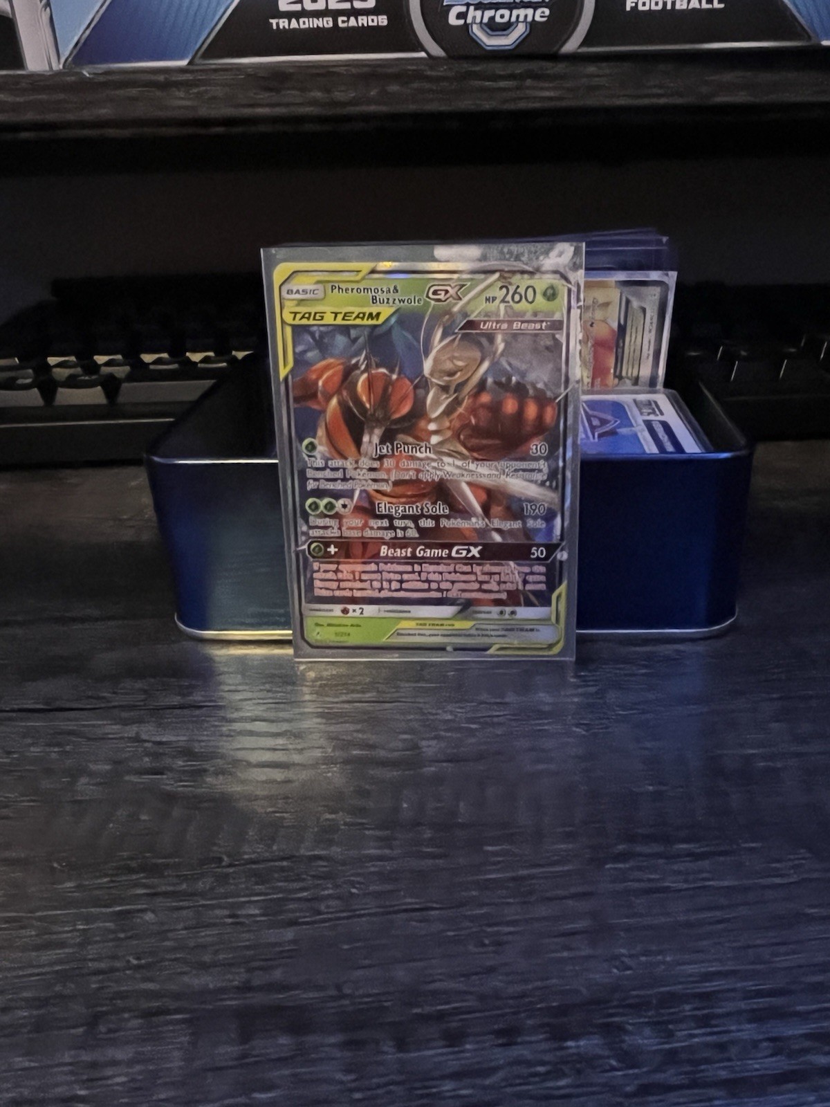 Pokémon TCG Pheromosa & Buzzwole GX Card 1/214 Unbroken Bonds Tag Team