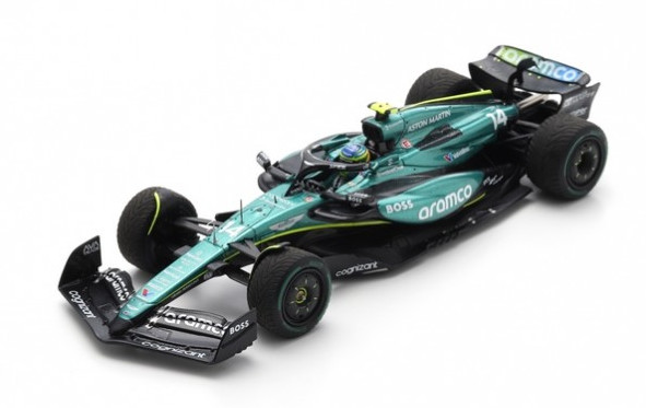 Spark Aston Martin AMR24 F1 Alonso Canada Voiture Résine Haute Précision